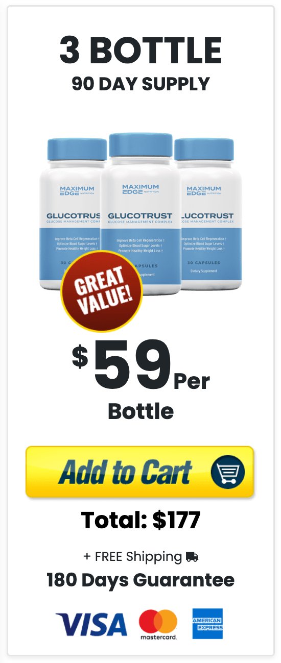 GlucoTrust - 3 bottle